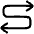 Line Arrow Curvy Both Direction 4 Icon from Plump Line Set