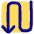 Line Arrow Curvy Down Left Icon from Plump Pop Set