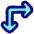 Line Arrow Top Left Corner Icon from Plump Pop Set