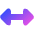 Arrow Horizontal Icon from Core Gradient Set