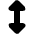 Arrow Vertical Icon from Core Solid Set