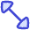 Diagonal Triangle Arrow 2 Icon from Flex Duo Set