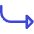Triangle Arrow Curve Down Right Icon from Core Duo Set