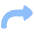 Triangle Arrow Curve Up Right Icon from Plump Flat Set