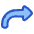 Triangle Arrow Curve Up Right Icon from Plump Duo Set