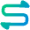 Triangle Arrow Curvy Both Direction 1 Icon from Plump Gradient Set