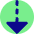 Triangle Arrow Dashed Cool Down Icon from Core Pop Set