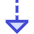 Triangle Arrow Dashed Cool Down Icon from Sharp Duo Set