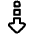 Triangle Arrow Dashed Cool Down Icon from Plump Line Set