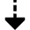 Triangle Arrow Dashed Cool Down Icon from Sharp Solid Set