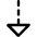 Triangle Arrow Dashed Cool Down Icon from Core Line Set