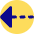Triangle Arrow Dashed Left Icon from Core Pop Set