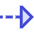 Triangle Arrow Dashed Right Icon from Sharp Duo Set