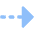 Triangle Arrow Dashed Right Icon from Core Flat Set