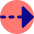 Triangle Arrow Dashed Right Icon from Core Pop Set