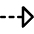 Triangle Arrow Dashed Right Icon from Core Line Set