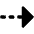 Triangle Arrow Dashed Right Icon from Core Solid Set