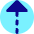 Triangle Arrow Dashed Warm Up Icon from Core Pop Set