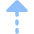 Triangle Arrow Dashed Warm Up Icon from Core Flat Set