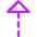 Triangle Arrow Dashed Warm Up Icon from Core Neon Set