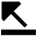 Triangle Arrow Diagonal Top Left Icon from Sharp Remix Set