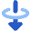 Triangle Arrow Elipse Down Icon from Core Flat Set