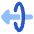 Triangle Arrow Elipse Left Icon from Plump Flat Set