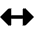 Triangle Arrow Horizontal Icon from Sharp Remix Set