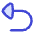 Triangle Arrow Turn Backward Icon from Flex Duo Set