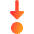 Triangle Arrows Step Into Icon from Core Gradient Set