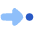 Triangle Arrows Step Icon from Plump Flat Set