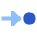 Triangle Arrows Step Icon from Sharp Flat Set