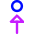 Triangle Arrows Step Out Icon from Core Neon Set