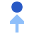 Triangle Arrows Step Out Icon from Sharp Flat Set