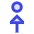 Triangle Arrows Step Out Icon from Sharp Duo Set