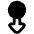 Triangle Arrows Swipe Down Alt Icon from Plump Remix Set