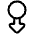 Triangle Arrows Swipe Down Alt Icon from Plump Line Set