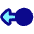 Triangle Arrows Swipe Left Alt Icon from Plump Pop Set