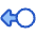 Triangle Arrows Swipe Left Alt Icon from Plump Duo Set