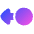 Triangle Arrows Swipe Left Alt Icon from Plump Gradient Set