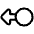 Triangle Arrows Swipe Left Alt Icon from Plump Line Set