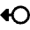 Triangle Arrows Swipe Left Alt Icon from Sharp Solid Set