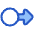 Triangle Arrows Swipe Right Alt Icon from Plump Duo Set