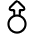 Triangle Arrows Swipe Up Alt Icon from Plump Line Set