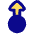 Triangle Arrows Swipe Up Alt Icon from Plump Pop Set