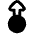 Triangle Arrows Swipe Up Alt Icon from Plump Remix Set