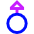 Triangle Arrows Swipe Up Alt Icon from Sharp Neon Set