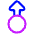 Triangle Arrows Swipe Up Alt Icon from Plump Neon Set