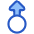Triangle Arrows Swipe Up Alt Icon from Plump Duo Set