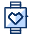 Smartwatch Favorite Heart 2 Icon from Cyber Duotone Set | Free Download as SVG Vector and Transparent PNG | Streamline icons